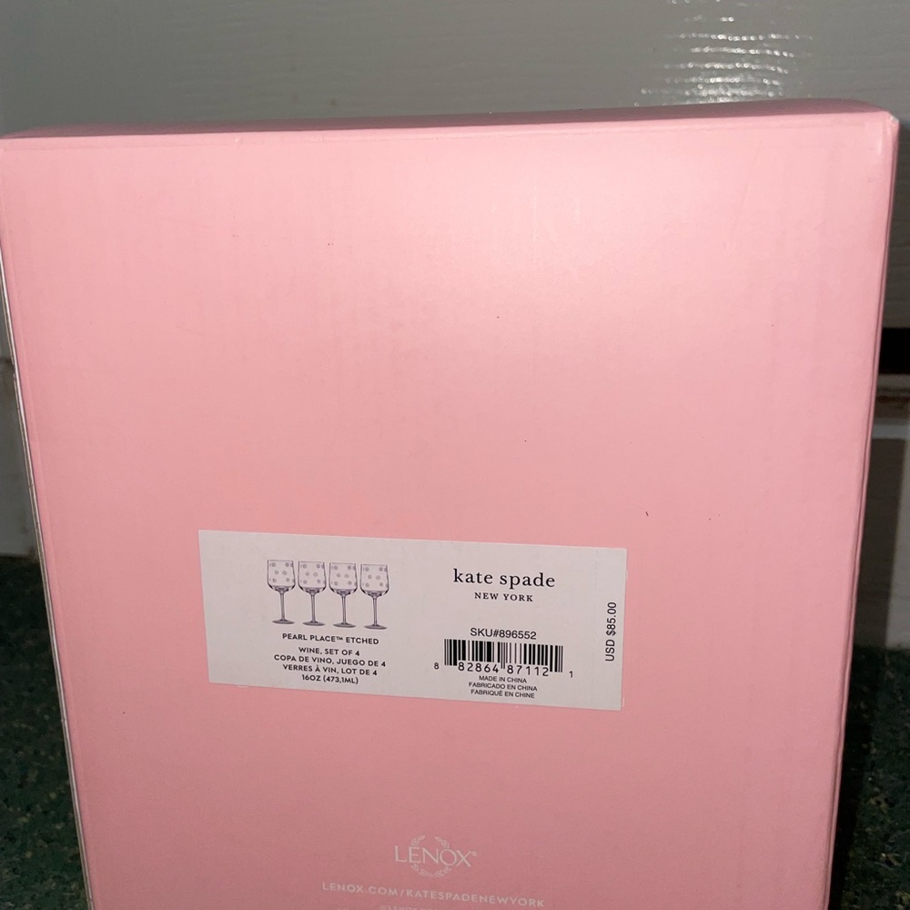 Kate Spade Wine Glasses - Picture 3 of 3